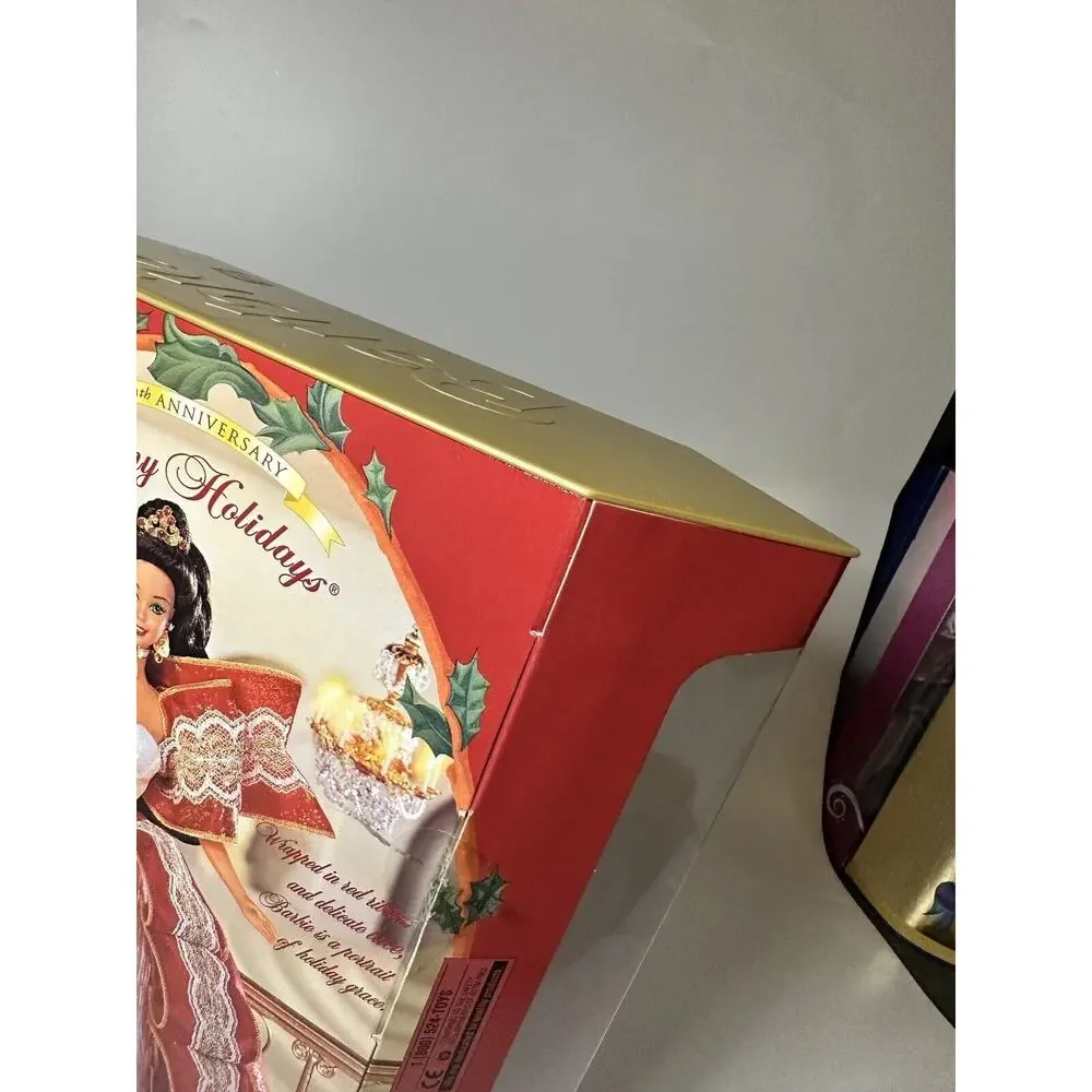 1997 Happy Holidays Special Edition Barbie Doll Mattel Brown Hair NIB